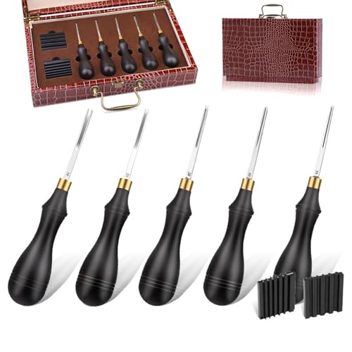 Lederkanten Skiving Beveler Tool Set Lederkanten Trimmer mit Holzgriff Bastelwerkzeug Set Skiving Beveler Craft Trimmer Lederkanten Skiving Beveler Tool Set Lederkanten Trimmer mit Holzgriff Bastelwerkzeug Set Skiving Beveler Craft Trimmer von Asukohu