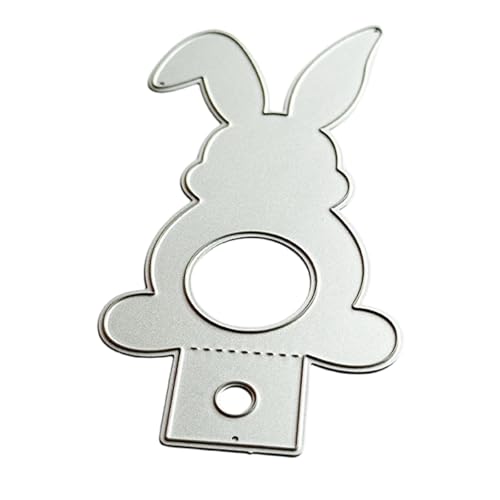 Metall-Stanzschablonen, Ostern, Kaninchen, Stanzschablonen, Prägeschablonen für Album, Scrapbooking, Papierdekoration, Ostern, Kaninchen, Stanzformen, Metall-Stanzformen für Kartenherstellung von Asukohu
