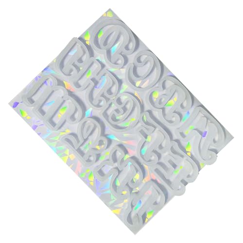 Modische Alphabet-Bastelbedarf, Formen, tragbares Zubehör für stabiles Epoxidharz, personalisierbares Bastelzubehör Modische Alphabet-Bastelbedarf, Formen, tragbares Zubehör für stabiles Epoxidharz, personalisierbares Bastelzubehör von Asukohu
