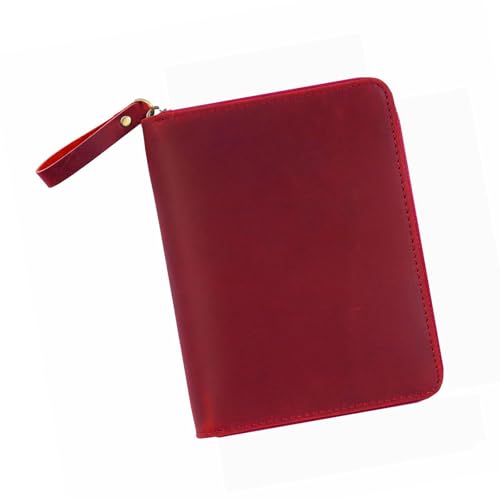 Notizbuch-Ledereinband mit Stiftschlitz für 8,9 x 14,9 cm große Feld-Notizblöcke, handgefertigte Lederhülle, Taschen-Notizblock-Schutz von Asukohu