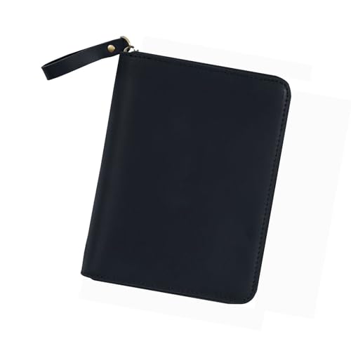 Notizbuch-Ledereinband mit Stiftschlitz für 8,9 x 14,9 cm große Feld-Notizblöcke, handgefertigte Lederhülle, Taschen-Notizblock-Schutz von Asukohu