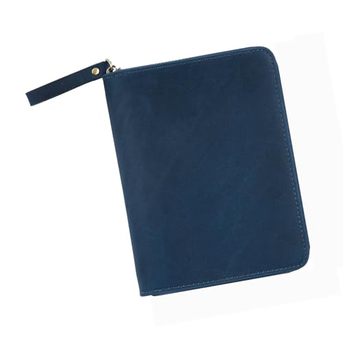 Notizbuch-Ledereinband mit Stiftschlitz für 8,9 x 14,9 cm große Feld-Notizblöcke, handgefertigte Lederhülle, Taschen-Notizblock-Schutz von Asukohu
