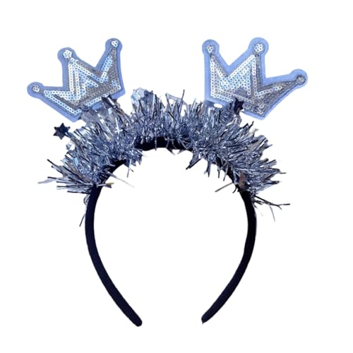 Pailletten Stirnbänder 2025 Eve Party Dekorationen Kopfschmuck Weihnachten Kopfschmuck für Mädchen und Frauen Weihnachten funkelnde Kopfbedeckung Pailletten Stirnbänder 2025 Eve Party Dekorationen Kopfschmuck Weihnachten Kopfschmuck für Mädchen und Frauen Weihnachten funkelnde Kopfbedeckung von Asukohu