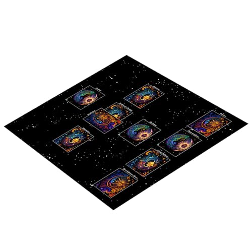 Quadratisch Tischtuch Tarot Altars Stoffbrettspielpad Astrologische Oraklabdecke Kartenmatte Göttliche Tischdecke Quadratisch Tischtuch Tarot Altars Stoffbrettspielpad Astrologische Oraklabdecke Kartenmatte Göttliche Tischdecke von Asukohu