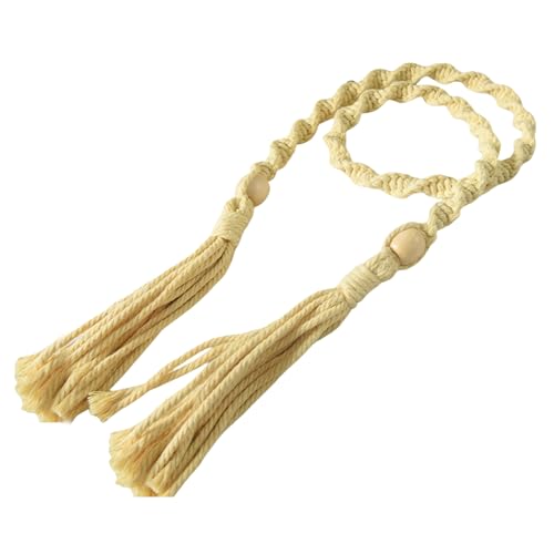 Raffhalter für Vorhänge, Baumwollseil, Vorhang-Raffhalter, Quasten, Fensterhalter für Heimdekoration, Kinderzimmer und Außenbereich, 4 Stück Raffhalter für Vorhänge, Baumwollseil, Vorhang-Raffhalter, Quasten, Fensterhalter für Heimdekoration, Kinderzimmer und Außenbereich, 4 Stück von Asukohu