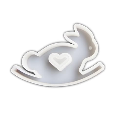 Schaukelpferd, Silikon, Ornament, dekorative Gipsformen, handgefertigte Tiergussformen für Urlaubsdekorationen, Schaukelpferd, Silikon, Ornament, Tier, Epoxidharz, Pflaster von Asukohu