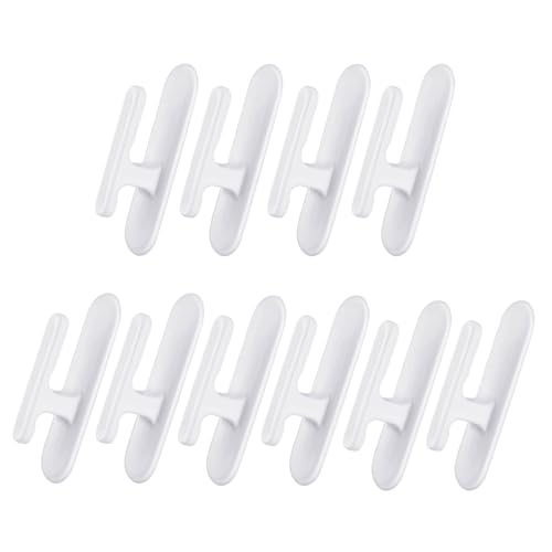 Selbstklebende Vorhanghaken Für Wandfenster Vorhang Saitenhalter Komplett Set Für Kabelmanagement & Fixierung Blindkabelhalter Kleber Blindes Stollen Baby Proofing Wrap Hooks Management von Asukohu