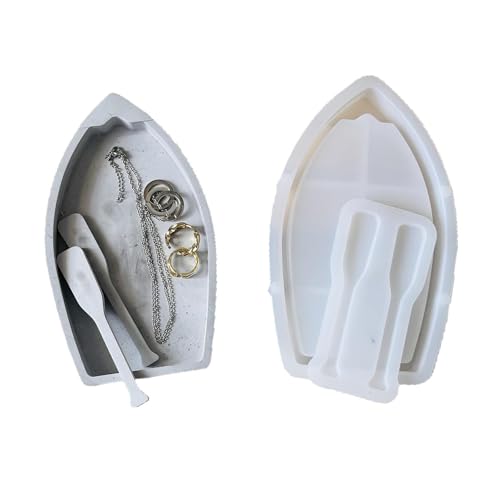 Silikonboot Geformte Plattenform Epoxidform Für Einzigartige Dekorative Und Funktionelle Tablett Hitzebeständige Schmuckform Einzigartiger Harzgussbehälterform Silikonboot Geformte Plattenform Epoxidform Für Einzigartige Dekorative Und Funktionelle Tablett Hitzebeständige Schmuckform Einzigartiger Harzgussbehälterform von Asukohu
