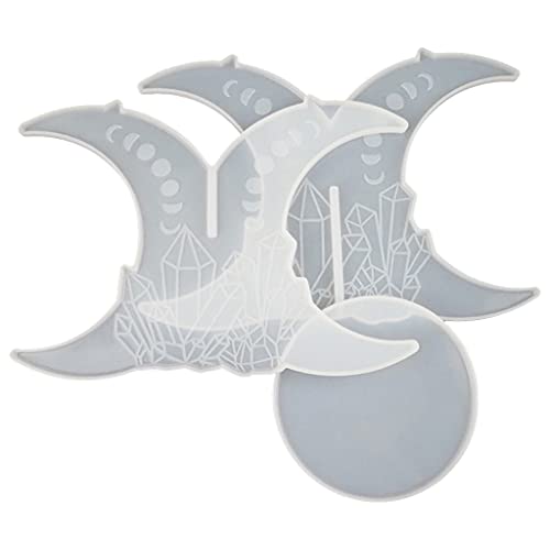Silikonform für Blumentöpfe, handgefertigt, Motiv: Mondfinsternis, Epoxidharz, DIY, Blumentopf-Organizer, Regal, Form Silikonform für Blumentöpfe, handgefertigt, Motiv: Mondfinsternis, Epoxidharz, DIY, Blumentopf-Organizer, Regal, Form von Asukohu