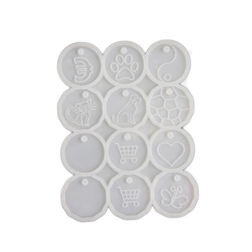 Silikonhersteller für handgefertigte Spielsteine, Silikonform-Set für Schmuck-Enthusiasten von Asukohu
