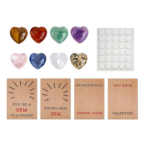 Valentinstagskarten mit Herz-Kristall, personalisierbar, mit herzförmigem Kristall. Verwandeln Sie Ihre Emotionen in unverwechselbare Liebe von Asukohu