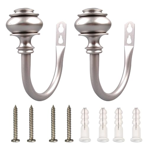 Vorhanghalter aus Metall, zur Wandmontage, für mehrere Raumdekoration, 2 Stück Vorhanghalter aus Metall, zur Wandmontage, für mehrere Raumdekoration, 2 Stück von Asukohu