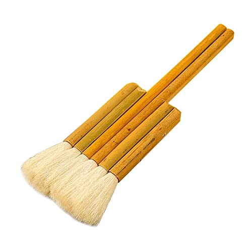 Weiches Schaf Haar Hake Pinsel Latexpinsel Pinsel 3/4/6/7 Röhrchen Für Ofenwaschanlage Aquarell Reinigung Keramikmalerei Zeichnen Malerei von Asukohu