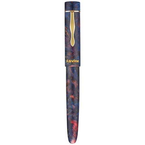 Asvine Füllfederhalter aus stabilisiertem Holz, C2000#8, Federspitze, 1,1 mm, Kalligraphie, Kunst, Zeichnen, einzigartiges Muster, Stift mit Konverter, Stiftebox, Sammlungsset, Sonnenuntergang Asvine Füllfederhalter aus stabilisiertem Holz, C2000#8, Federspitze, 1,1 mm, Kalligraphie, Kunst, Zeichnen, einzigartiges Muster, Stift mit Konverter, Stiftebox, Sammlungsset, Sonnenuntergang von Asvine