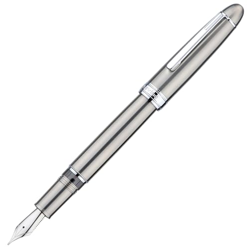 Asvine J16 Solid Titanium Füllfederhalter Medium Jowo Feder Kolbenfüllung, Tintenfensterdesign mit Schraubenschlüssel und Stiftbox Asvine J16 Solid Titanium Füllfederhalter Medium Jowo Feder Kolbenfüllung, Tintenfensterdesign mit Schraubenschlüssel und Stiftbox von Asvine