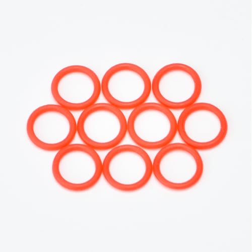 Asvine O-Ringe V200 Füllfederhalter, Rot, 10 Stück von Asvine