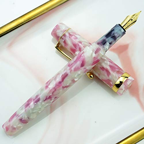 Jinhao Füllfederhalter, Acrylharz, Iridium-Feder, klassischer Stift, schöner Konverterstift, tolles Schreibwerkzeug, Schreibwaren von Asvine