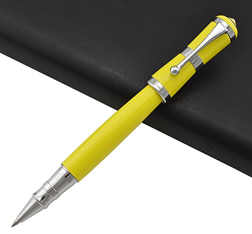 Tintenroller Fuliwen gelb Vintage Kugelschreiber mit feiner schwarz Refill Glatte Signature und Kalligrafie Business Stifte Tintenroller Fuliwen gelb Vintage Kugelschreiber mit feiner schwarz Refill Glatte Signature und Kalligrafie Business Stifte von Asvine