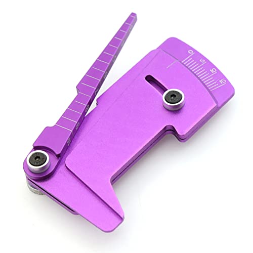 Asyduey 1 StüCk Metall Sturz Messer & HöHenmesser Werkzeug/Lineal für Einstellen der HöHe und des Felgen Sturzes RC Modell Auto, Lila Asyduey 1 StüCk Metall Sturz Messer & HöHenmesser Werkzeug/Lineal für Einstellen der HöHe und des Felgen Sturzes RC Modell Auto, Lila von Asyduey