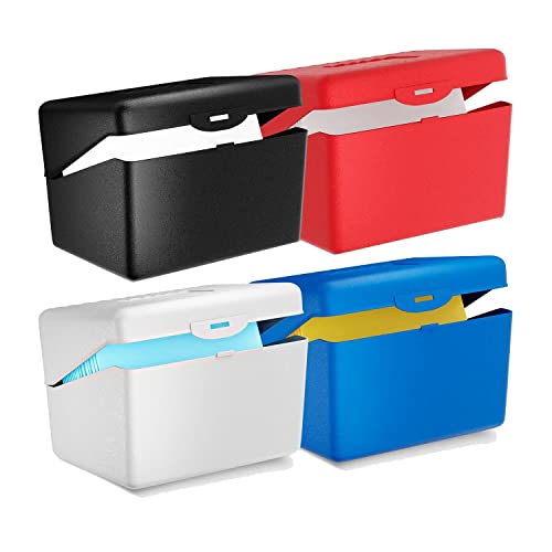Asyduey Karteikartenhalter Karteikartenhalter 3X5 Karteikartenhalter für Karteikarten, Visitenkarten, Rezepte, Schreibwaren & Bürobedarf für Die Schule, 4 Farben Asyduey Karteikartenhalter Karteikartenhalter 3X5 Karteikartenhalter für Karteikarten, Visitenkarten, Rezepte, Schreibwaren & Bürobedarf für Die Schule, 4 Farben von Asyduey