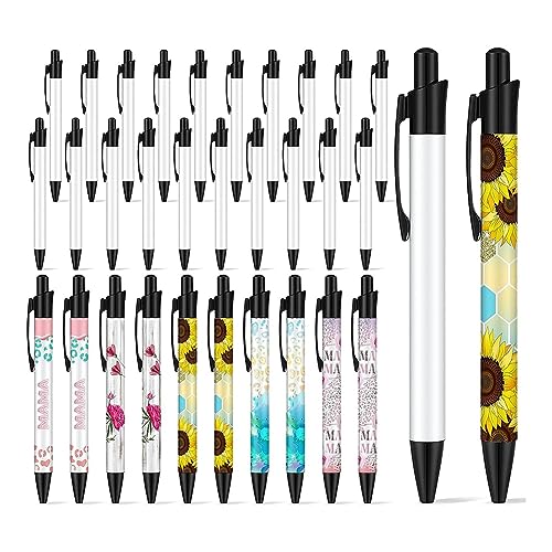Asyduey Sublimationsstift-Rohling mit Schrumpffolie, Wärmeübertragungsstift, Sublimations-Kugelschreiber, DIY-Büro, Schule, Schreibwaren. Asyduey Sublimationsstift-Rohling mit Schrumpffolie, Wärmeübertragungsstift, Sublimations-Kugelschreiber, DIY-Büro, Schule, Schreibwaren. von Asyduey