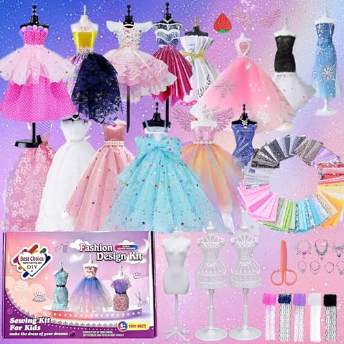 Aszaui 650+Stücke Modedesign Mädchen,Nähset Kinder,Puppe kleidung,Bastelset für Kinder kleidung,Top Model Geschenke für Mädchen,Bastelset Mädchen 6 7 8 9 10 11 12 + Jahre Aszaui 650+Stücke Modedesign Mädchen,Nähset Kinder,Puppe kleidung,Bastelset für Kinder kleidung,Top Model Geschenke für Mädchen,Bastelset Mädchen 6 7 8 9 10 11 12 + Jahre von Aszaui