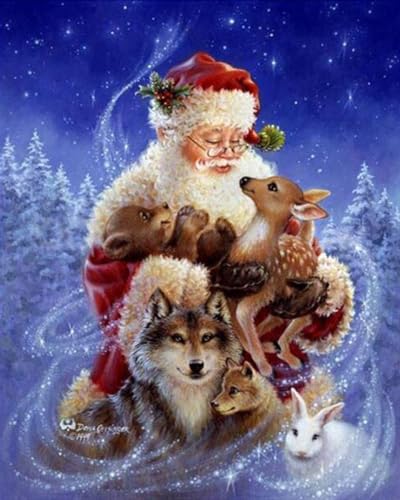 AtTrex Diamantzeichnung Wanddekoration Für Zu Hause Diamond Art Weihnachten 40X60Cm Diamant Painting Set AtTrex Diamantzeichnung Wanddekoration Für Zu Hause Diamond Art Weihnachten 40X60Cm Diamant Painting Set von AtTrex