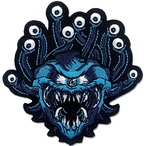 Ata-Boy Dungeons & Dragons Beholder 7,6 cm Vollfarb-Stickerei zum Aufbügeln von Ata-Boy