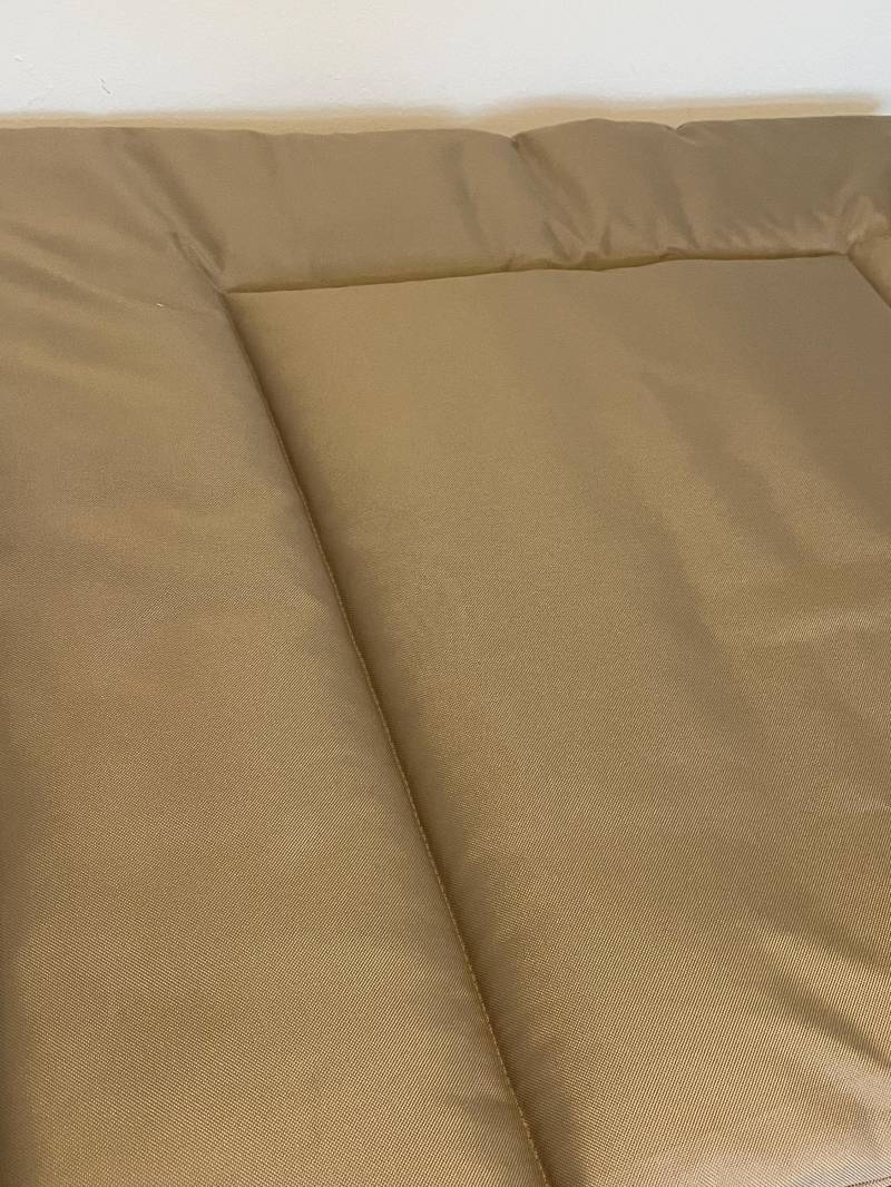 Wasserabweisende Wickelunterlage Für Wickeltisch, Wickelauflage Uni Beige Abwischbar Wickeltischauflage von AtelieMagique