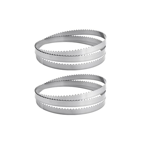 Bandsägen, 2 Stück Bandsägeblätter 1900 x 16 mm x 4 Zähne/75 Zoll x 0,6 Zoll x 4 Zähne, tragbare Bandsägeblätter als Ersatz for die Holzbearbeitung, Schneiden von Fleisch und Lebensmitteln, 170820 Bandsägen, 2 Stück Bandsägeblätter 1900 x 16 mm x 4 Zähne/75 Zoll x 0,6 Zoll x 4 Zähne, tragbare Bandsägeblätter als Ersatz for die Holzbearbeitung, Schneiden von Fleisch und Lebensmitteln, 170820 von AthuAh
