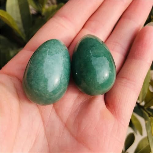 AtkitS Natürliches Aventurin-Kristall-Ei als Heimdekoration Wohnkultur(2pc) von AtkitS