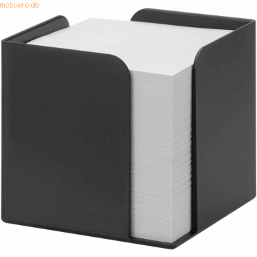 Atlanta Zettelbox 9,5x9,5x9,5cm gefüllt schwarz Atlanta Zettelbox 9,5x9,5x9,5cm gefüllt schwarz von Atlanta