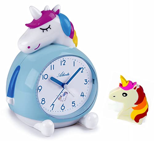 Atlanta Kinderwecker ohne Ticken mit Musik + Radiergummi Einhorn - 2163 Rad Atlanta Kinderwecker ohne Ticken mit Musik + Radiergummi Einhorn - 2163 Rad von Atlanta