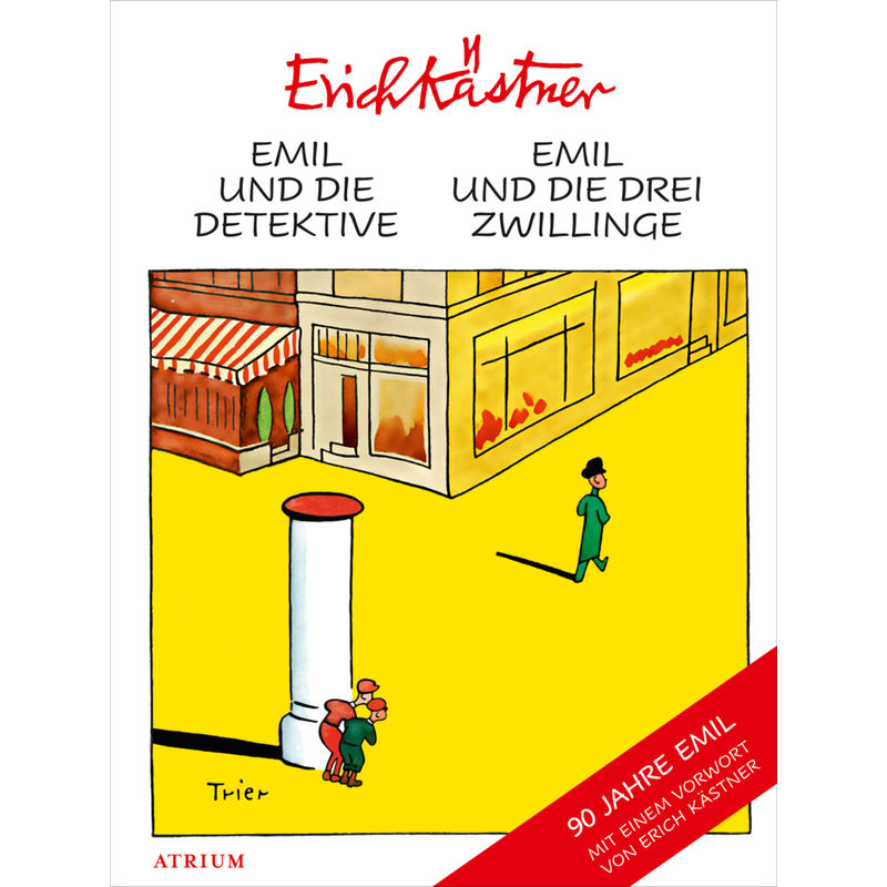 Emil Und Die Detektive / Emil Und Die Drei Zwillinge - Erich Kästner, Gebunden von Atrium Verlag