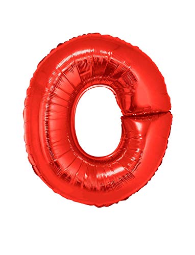 Atrumpa Folienballon rot Buchstabe 102 cm/Auswahl (O) von Atrumpa