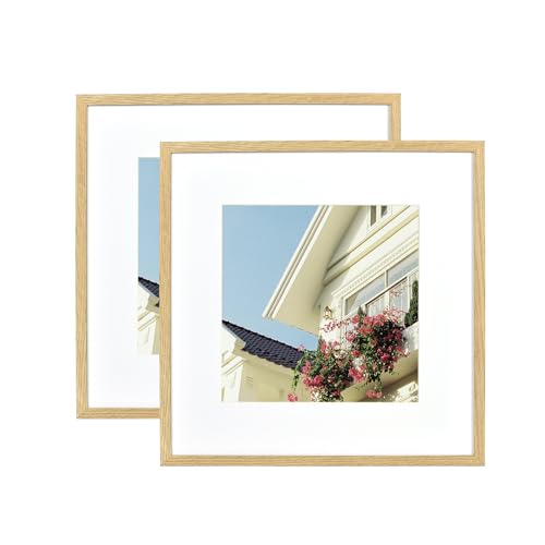Atryinous Bilderrahmen 30x30 Schwarz Holz Rahmen mit Acrylglas Mit Passepartouts für 19x19cm Fotos zum senkrechten oder Aufhängen Fotos/Plakate/Collagen 2er pack Atryinous Bilderrahmen 30x30 Schwarz Holz Rahmen mit Acrylglas Mit Passepartouts für 19x19cm Fotos zum senkrechten oder Aufhängen Fotos/Plakate/Collagen 2er pack von Atryinous