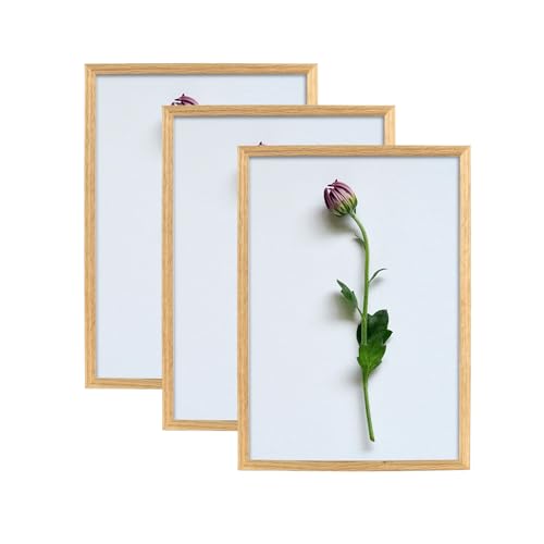 Atryinous Bilderrahmen A5 15X21CM Holz Rahmen mit Plexi-Glas Aufhängen/Stellen für Fotos/Plakate/Collagen Photo-Eiche 3er set Atryinous Bilderrahmen A5 15X21CM Holz Rahmen mit Plexi-Glas Aufhängen/Stellen für Fotos/Plakate/Collagen Photo-Eiche 3er set von Atryinous