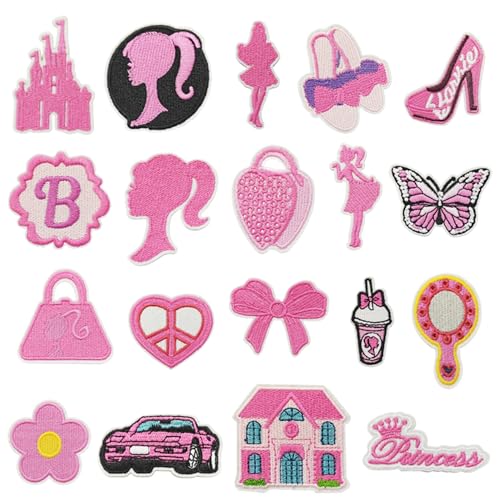 Attuslla 19 Stück Applikationen Patches zum Aufbügeln, Rosa Patch Sticker für Kleidung Blumen Aufnäher Applikation Flicken zum Aufbügeln Kinder Patches für DIY T-Shirt Jeans Attuslla 19 Stück Applikationen Patches zum Aufbügeln, Rosa Patch Sticker für Kleidung Blumen Aufnäher Applikation Flicken zum Aufbügeln Kinder Patches für DIY T-Shirt Jeans von Attuslla