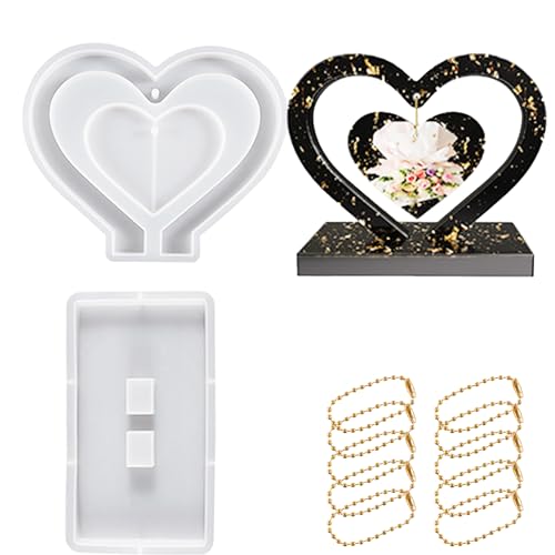 Attuslla Gießformen Resin Fotorahmen Silikonformen Epoxidharz Resin Gießformen Fotorahmen Epoxidharz Formen für DIY Hydroponik Pflanzgefäß Tischdeko Deko Attuslla Gießformen Resin Fotorahmen Silikonformen Epoxidharz Resin Gießformen Fotorahmen Epoxidharz Formen für DIY Hydroponik Pflanzgefäß Tischdeko Deko von Attuslla
