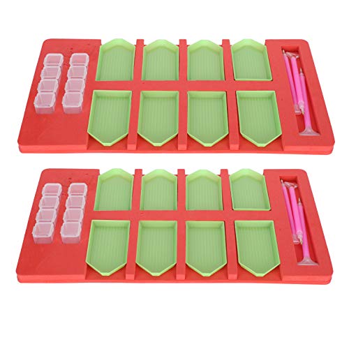14Pcs Diamond Painting Zubehör Tray Organizer Art Supplies Diamond Art Kit Multi-Boot-Halter für Tray Jar Container Diamond Painting ToolMalsets 14Pcs Diamond Painting Zubehör Tray Organizer Art Supplies Diamond Art Kit Multi-Boot-Halter für Tray Jar Container Diamond Painting ToolMalsets von Atyhao