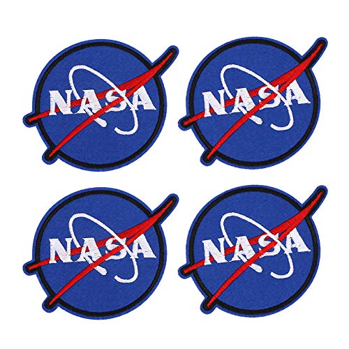 8 Stück Bestickte Aufnäher Im NASA-Stil für Kleidung, Nähen, DIY-Aufkleber, Zum Aufbügeln oder Aufnähen für Jacken, Hüte, T-Shirts von Atyhao