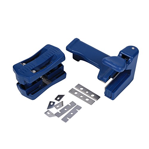 Kanten streifenschneider, Doppel kantenschneider Bandiermaschinen Set Holzschnitt Holzbearbeitungswerkzeug für Breitenbereiche 15-40 mm Dicke unter 0,6 mm Kanten streifenschneider, Doppel kantenschneider Bandiermaschinen Set Holzschnitt Holzbearbeitungswerkzeug für Breitenbereiche 15-40 mm Dicke unter 0,6 mm von Atyhao
