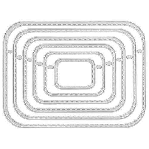 Rechteckige Bastel-Stanzform mit Runden Ecken aus Karbonstahl für Selbstgemachte Fotoalbum-Kartendekoration Rechteckige Bastel-Stanzform mit Runden Ecken aus Karbonstahl für Selbstgemachte Fotoalbum-Kartendekoration von Atyhao