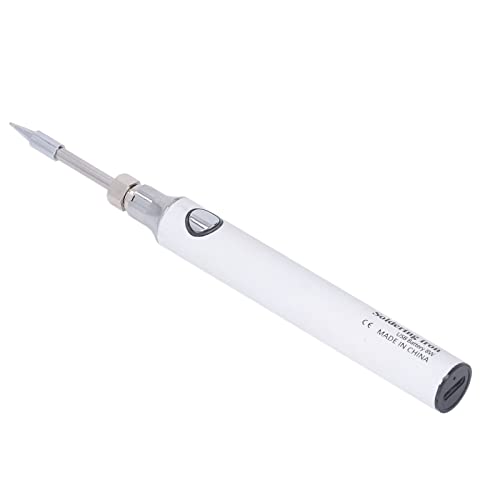 Schweißwerkzeug, Lichtanzeige 5 V 8 W Akku Hochleistungs-Edelstahl-Akku-USB-Lötkolben für die Wartung (Weiss) von Atyhao