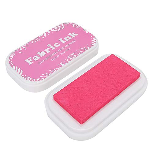 Stempelkissen Stempelkissen Stempelkissen Bunte Tinte für Holzstoff Scrapbooking für Gummistempel (Rosa) von HEEPDD