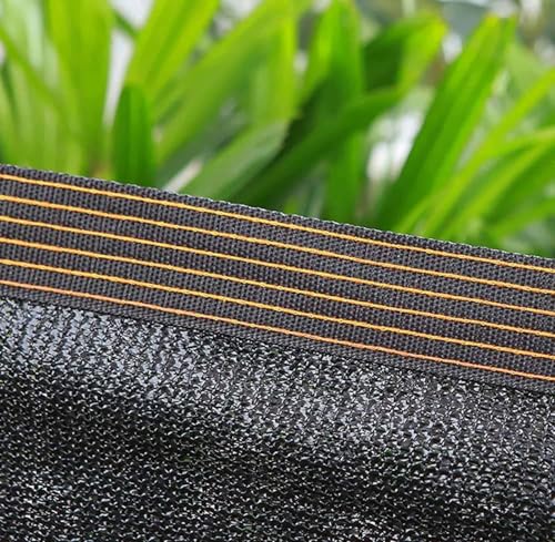 AuMarndi Maschendach aus atmungsaktivem Netzstoff für Garten, Gewächshaus, Terrasse, Sichtschutz, Schwarz, 5 x 5 m von AuMarndi