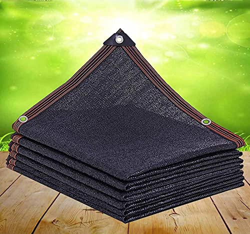 AuMarndi Rechtwinkliges Sonnensegel, Netzstoff, Sonnenschutz, Wärmedämmung, Schattenstoff, Reißfestigkeit, 90 % Schattensegel für Gewächshäuser, Innenhöfe und Blumenpflanzen, Schwarz, 6 x 6 m AuMarndi Rechtwinkliges Sonnensegel, Netzstoff, Sonnenschutz, Wärmedämmung, Schattenstoff, Reißfestigkeit, 90 % Schattensegel für Gewächshäuser, Innenhöfe und Blumenpflanzen, Schwarz, 6 x 6 m von AuMarndi