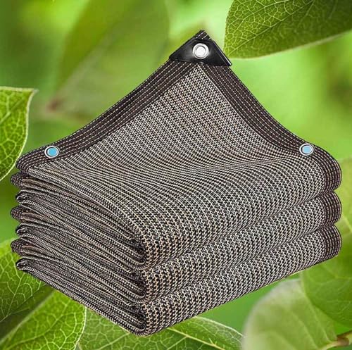 AuMarndi Schattennetz für den Außenbereich, Pflanzenschutz, Gartenplane, Netzstoff, verstärktes Schattennetz, Sonnenschutz für Gewächshäuser, Terrassen und Pflanzen, Braun, 3 x 4 m AuMarndi Schattennetz für den Außenbereich, Pflanzenschutz, Gartenplane, Netzstoff, verstärktes Schattennetz, Sonnenschutz für Gewächshäuser, Terrassen und Pflanzen, Braun, 3 x 4 m von AuMarndi