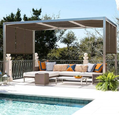 AuMarndi Schattenstoff für Pflanzen im Freien, Pergola, Schattenabdeckung aus atmungsaktivem Netzstoff, Sichtschutz für den Außenbereich, Garten, Balkon, Terrasse, anpassbare Größen, Braun AuMarndi Schattenstoff für Pflanzen im Freien, Pergola, Schattenabdeckung aus atmungsaktivem Netzstoff, Sichtschutz für den Außenbereich, Garten, Balkon, Terrasse, anpassbare Größen, Braun von AuMarndi
