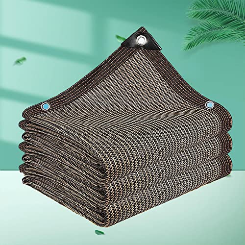 AuMarndi Schattierungsnetz für Gewächshaus, Sonnenschutz für Terrasse, multifunktional, rechteckig, Netzstoff, atmungsaktiv, Schattenschutz, für den Außenbereich, für Schatten/Pflanze/Blume/Terrasse von AuMarndi